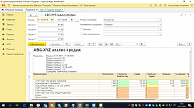 1С:Розница 8 ПРОФ, анализ продаж